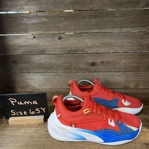Childrens Kids Puma RS Dreamer‎ Red Super Mario Bros Shoes Sneakers Size 6.5 Y